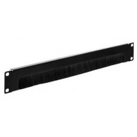 Panel frontal 19" con cepillo para guiar cables,